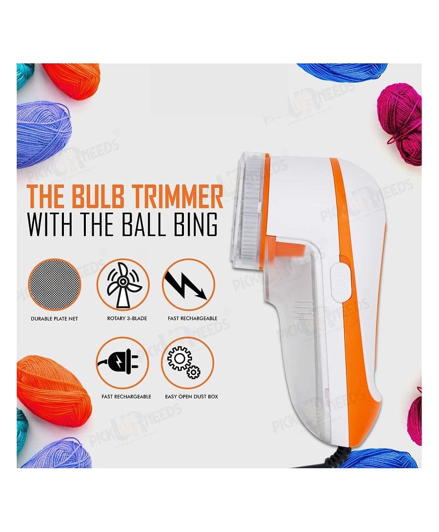 Corded Woolen Clothes Lint Remover with Transparent Lint Box